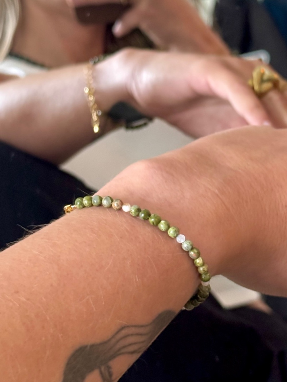 Handmade Bracelet with Natural Stones - Picture 3 of 3